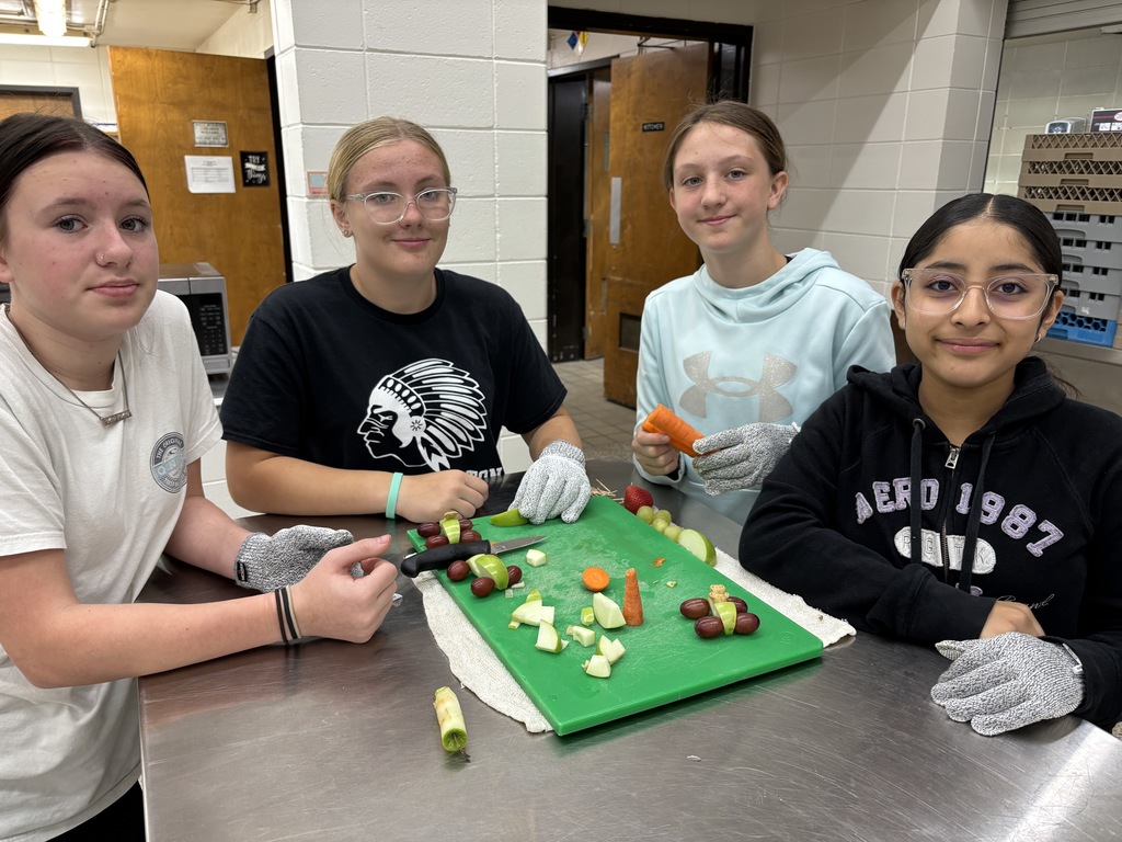 Wow! Mrs. Schmitt is so impressed by her Day One 7th Graders FCS students! They practiced knife skills today by cutting fruit and vegetables to make their individual cars. In a previous class they drew out their sketches and made a plan and a list of what they needed. Take a look at the pictures to see their success! 