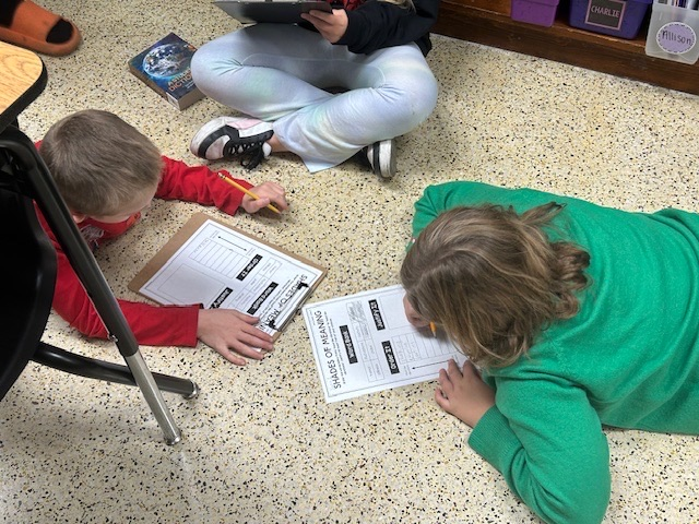 Our 4th graders are exploring new vocabulary through shades of meaning—learning how words can have similar meanings but different strengths or feelings! 🎨💬