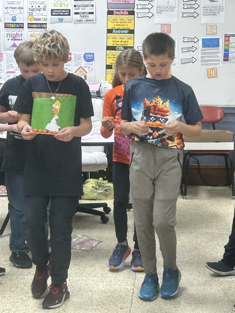 Mrs. Throndson's 4th-grade class- Minute to Win It Halloween Games! We had a blast!