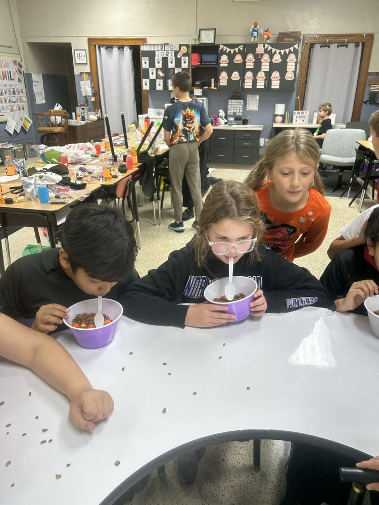 Mrs. Throndson's 4th-grade class- Minute to Win It Halloween Games! We had a blast!