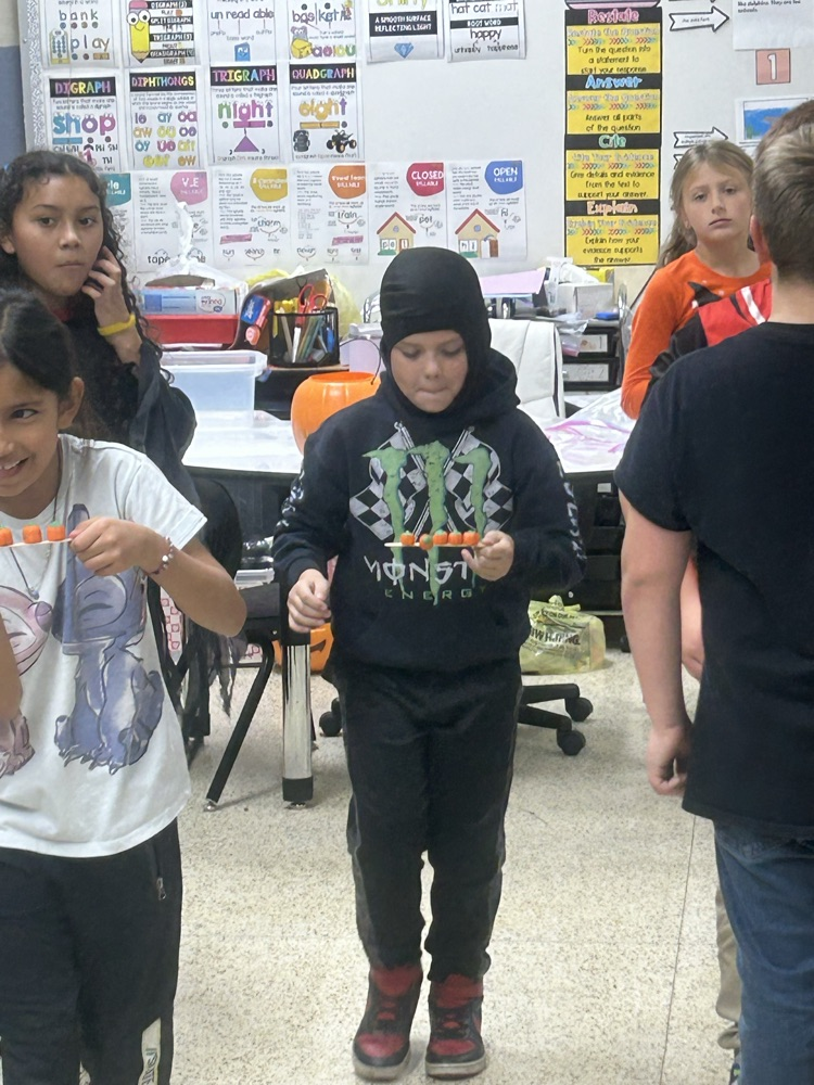 Mrs. Throndson's 4th-grade class- Minute to Win It Halloween Games! We had a blast!