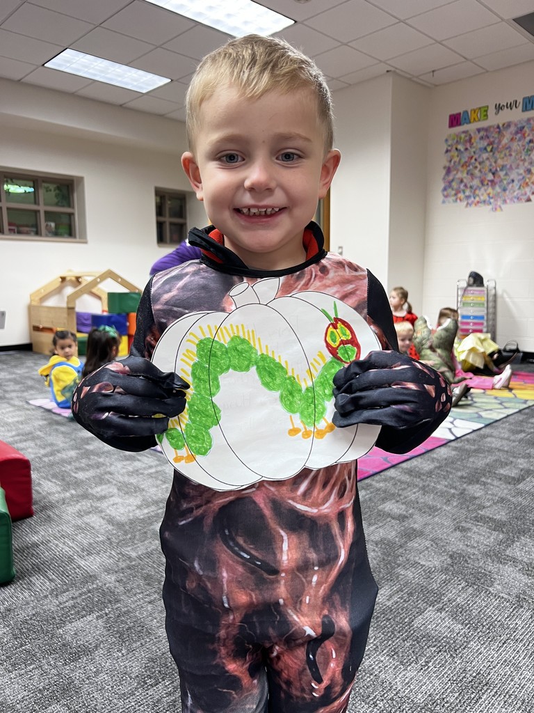 One more winner to share- Our preschool book character pumpkin winner! 
