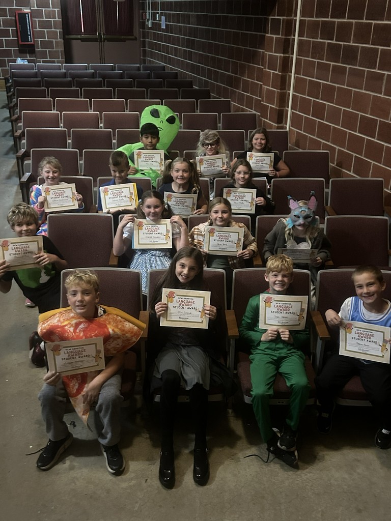 Fourth grade held their First Quarter Awards Program last Friday, October 31st.   Lots of awards were earned by some well-deserving students.  Congratulations! Awards:  •Math Awards •Social Studies Awards •Science Awards •Reading Awards •Language Awards •T.R.I.B.E. Awards •Honor Roll