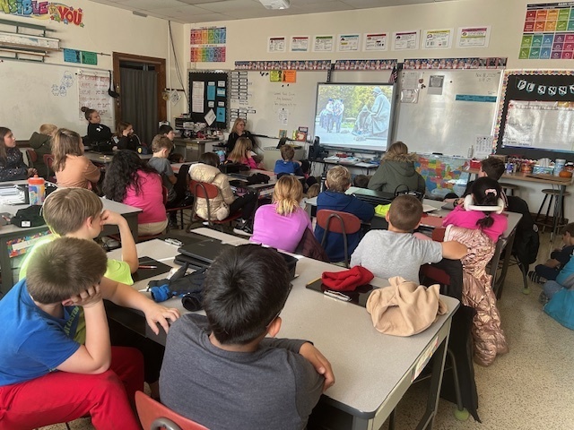 Our 4th graders visited the Veteran’s Memorial today to learn more about the brave men and women who have served our country. They listened, asked thoughtful questions, and showed great respect as they learned about the sacrifices veterans make to protect our freedoms. 