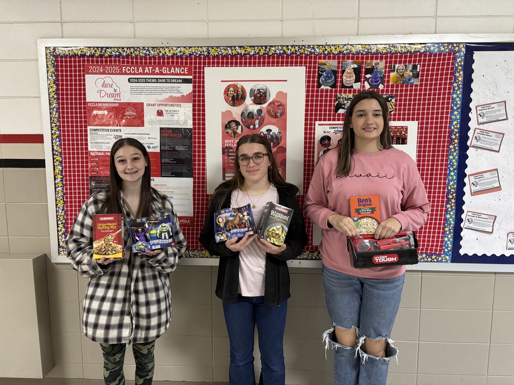 FCCLA (Family, Career, and Community Leaders of America) donated two bags of toys and shelf-stable food to the Ronald McDonald House. The students traveled to Keystone AEA in Elkader on Tuesday to a District Leadership meeting. 
