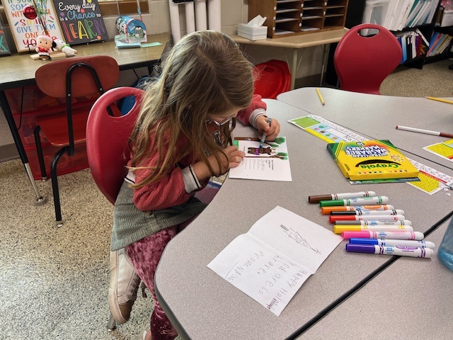 Our second grade classes worked together to spread some holiday cheer to several Iowa National Guard Units currently deployed.