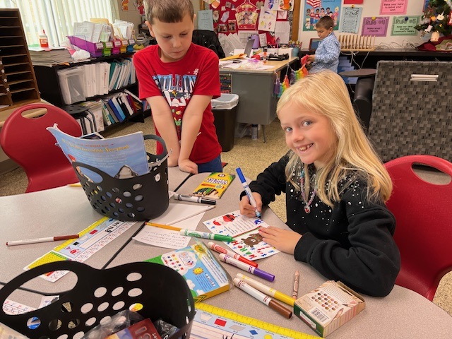 Our second grade classes worked together to spread some holiday cheer to several Iowa National Guard Units currently deployed.