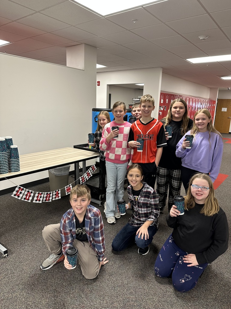 5th and 6th grade students use TRUBE tickets to enjoy some hot cocoa on this fun Friday @NHMS!