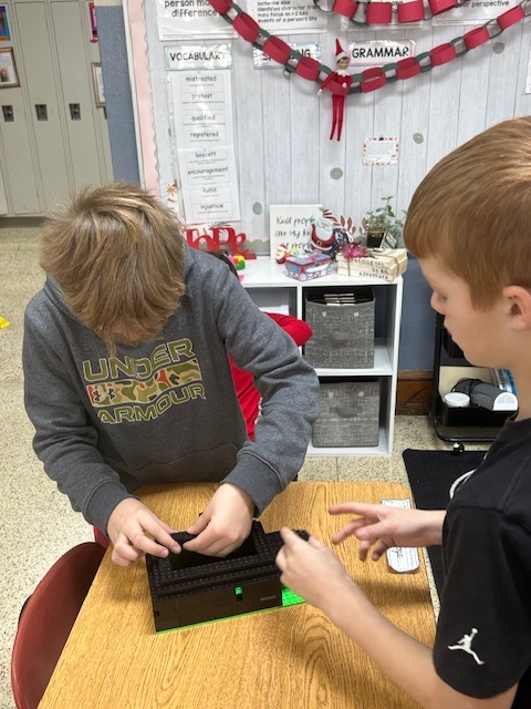 Our 4th graders celebrated grade-wide today! One group showed off their creativity by building with Legos. So much imagination!