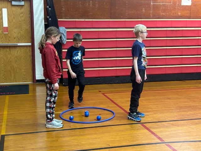 We played games in the gym with each 4th grade homeroom competing against one another—so much fun and great teamwork!