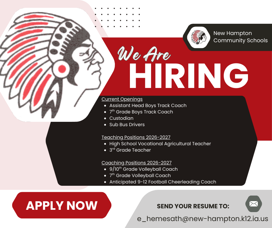 Job Openings for the 2026-2027 school year