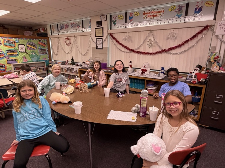 Mrs. Reicks’ Third Grade class enjoyed a TRIBE Party of hot chocolate while watching a movie with their stuffed animals. Thank you to those who donate towards our Elementary Carnival as the funds paid for the hot chocolate and toppings!