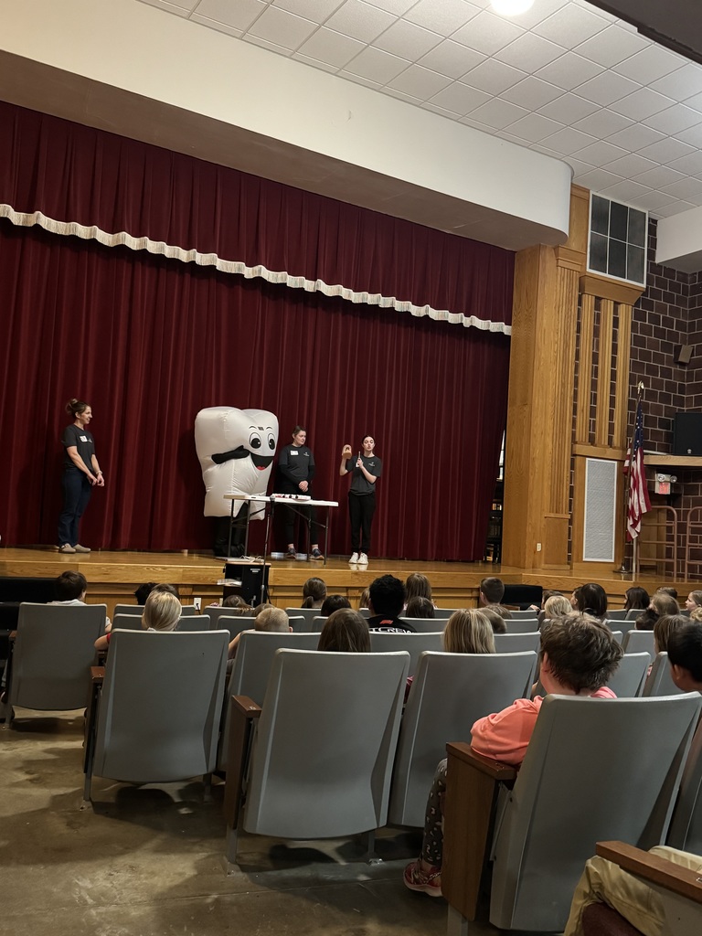 All of the second graders had dental education in the auditorium yesterday! 🦷 They learned all about their molars, how to properly care for their teeth, and even went home with a fun goodie bag at the end!