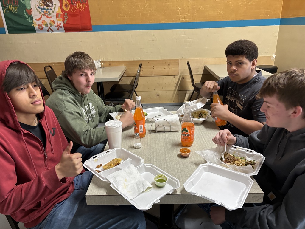 To end our unit on Mexico in the Cooking Around the World class, we pre-ordered at "Cinco De Mayo Mexican Restaurant." The food was very authentic. Then we walked to Daisy's Mexican Grocery Store and purchased some items that you cannot find anywhere else. The students were so well-behaved too! 