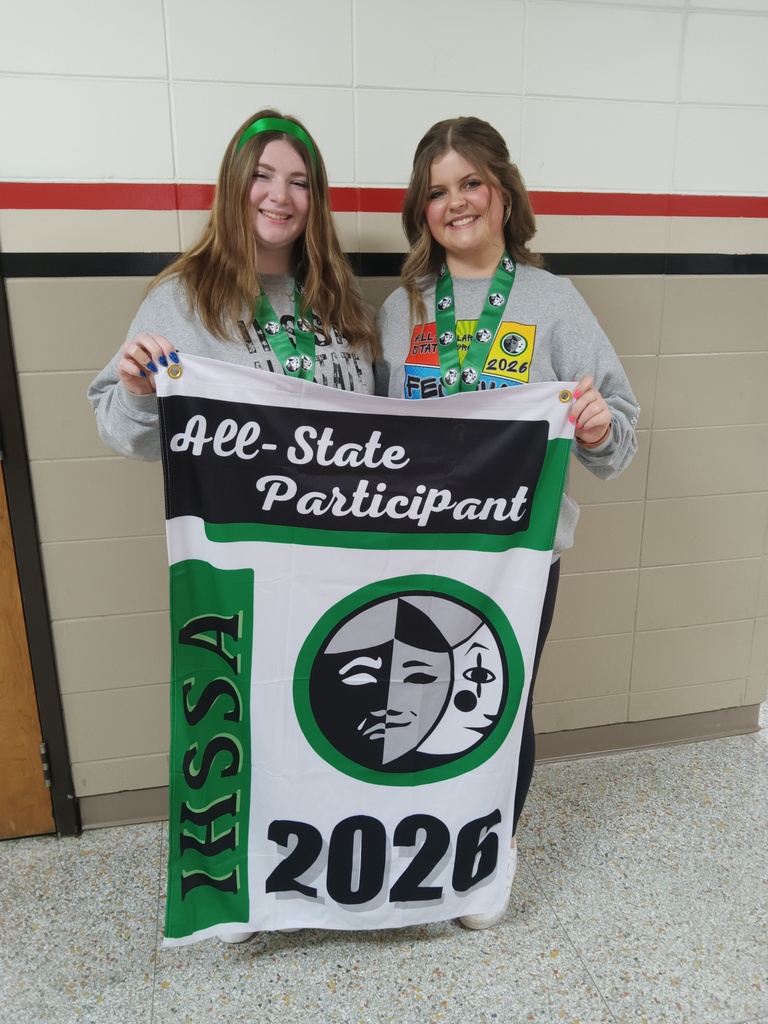 Senior Piper Hackman & Junior Brenna Throndson were recognized and honored at the Large Group Speech All-State Festival at Iowa State University on Saturday, February 21. They were awarded an All-State nomination in the category of Group Improv. Congratulations Piper and Brenna!