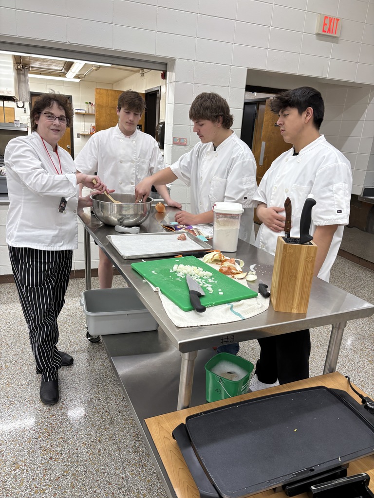 Cooking Around the World has moved to the Mediterranean and has been learning about Spain. The students' lab was tapas (Spanish appetizers). Meatballs, deep-fried cheese curds, a Spanish dish, and more were made and experienced as food from another country. 