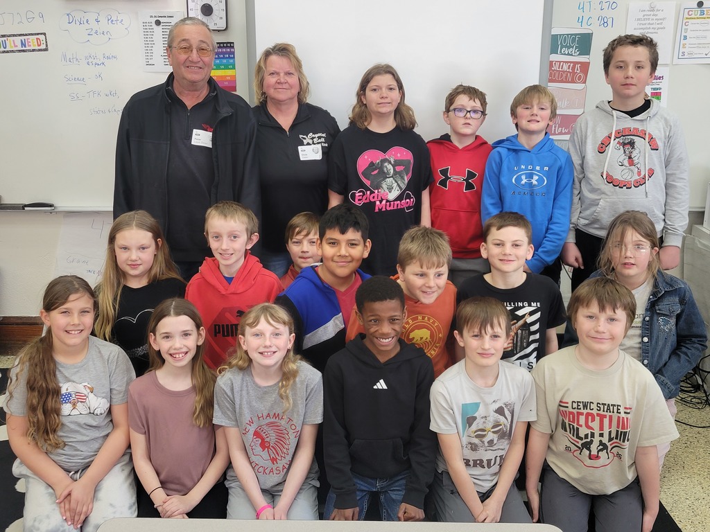 Our Partners in Education, Dixie and Pete Zeien from Crystal Ball Skating Rink, came to visit Ms. Conary's/Mr. Pagel's fourth-grade class. They shared how they used math in their line of business. The students also learned about repairing/maintaining so the skates continue to be safe to use. The students did an impressive job of asking questions and learned a lot about running a business. Thank you, Dixie and Pete, for spending time with our students.