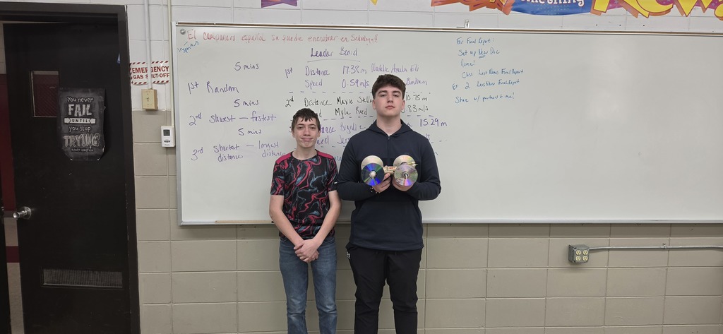 The results of the Annual Physical Science Mousetrap Car Challenge are in!  Here are the 2nd Period Winners!