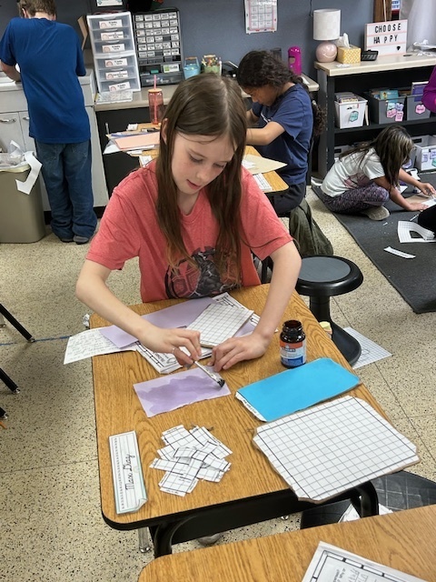 The 4th graders are putting their math skills to work in an exciting PBL project! They designed their dream bedrooms by creating blueprints using area, perimeter, and scale factor. After planning, they calculated the cost of their designs—and now they’re bringing their ideas to life by building 3D models of their dream spaces. So much creativity and real-world learning is happening!