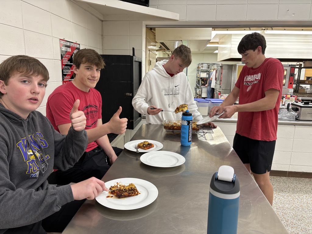 Advanced Foods tested over their unit about casseroles and stir-fries. Then their favorite part was two different labs. 22 students (all boys and one girl) learned how to use a wok and the order of the steps to make a stir-fry. All of their ingredients need to be cut the same size, so it was also a good lab to review their knife skills. Advanced Foods students learned about the history of the casserole and all of the different ways you can make a hot dish. The casseroles and stir-fries took four days of classes, and they were amazingly delicious! 