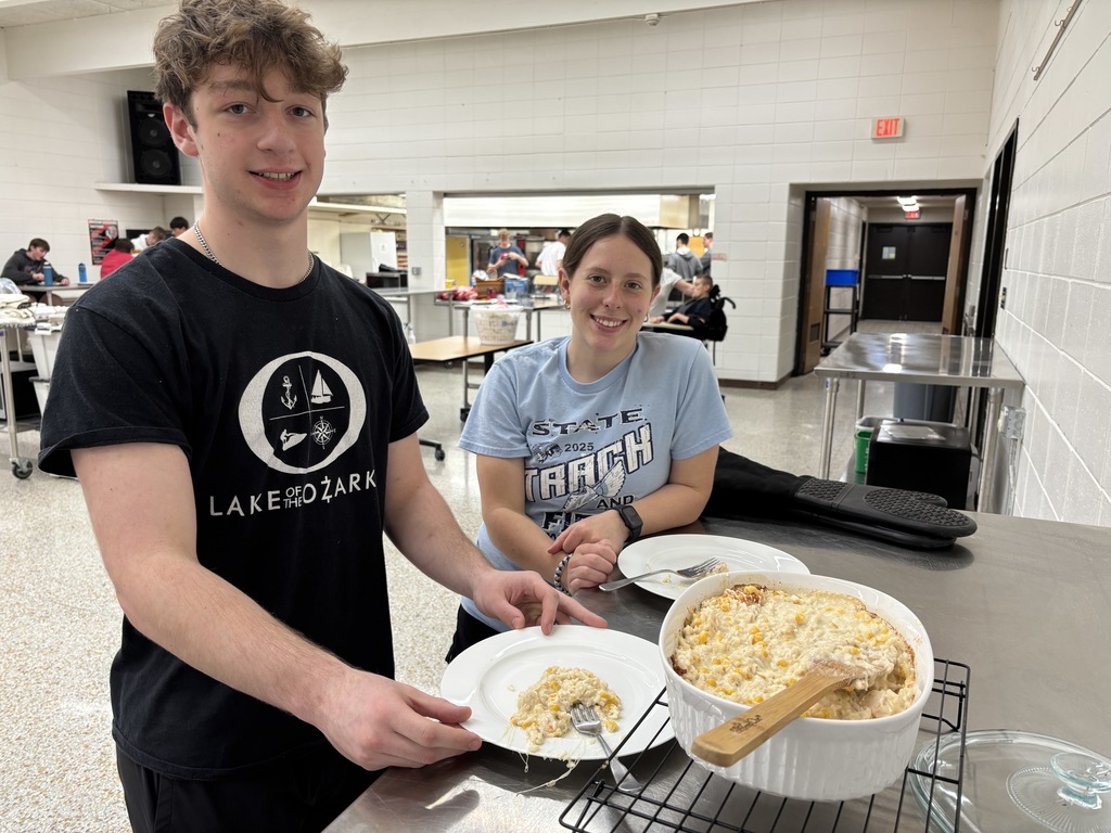 Advanced Foods tested over their unit about casseroles and stir-fries. Then their favorite part was two different labs. 22 students (all boys and one girl) learned how to use a wok and the order of the steps to make a stir-fry. All of their ingredients need to be cut the same size, so it was also a good lab to review their knife skills. Advanced Foods students learned about the history of the casserole and all of the different ways you can make a hot dish. The casseroles and stir-fries took four days of classes, and they were amazingly delicious! 