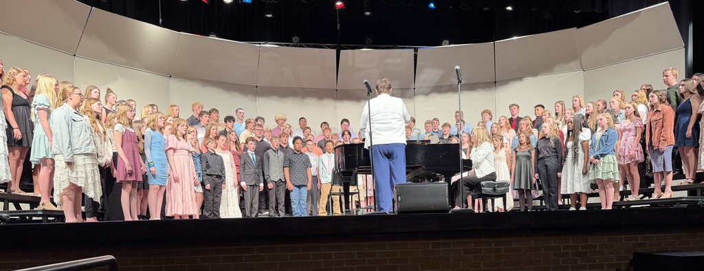 On Tuesday, a select group of 7th/8th choir students went to Oelwein to combine with the North East Iowa Schools for an honor choir. They did a phenomenal job! Great work guys!