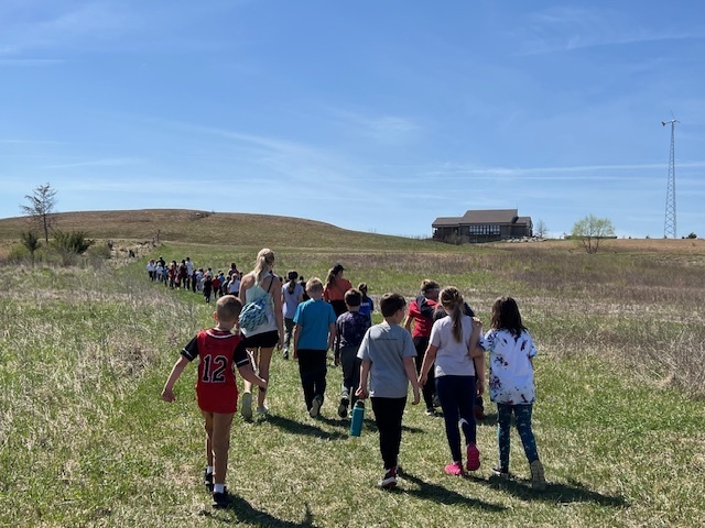 Second grade had a wonderful time at the Rockford Fossil Park. It was a beautiful day to explore the nature center, take a hike on native prairie land, and hunt for fossils! Thanks to Matt Crayne and our parent chaperones for helping us out. The elementary raffle fund helped pay for this field trip.