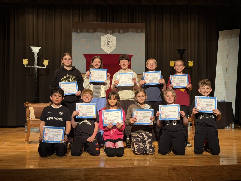 4th grade had their Quarter 3 Awards program. Lots of students improved their grades and worked hard in the classroom, all while showing the TRIBE expectations along the way. Way to work hard! Let's finish the year even stronger!  