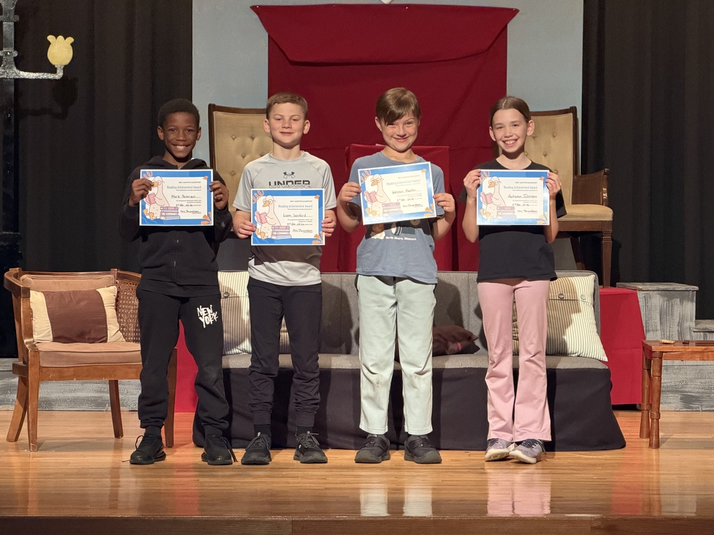 4th grade had their Quarter 3 Awards program. Lots of students improved their grades and worked hard in the classroom, all while showing the TRIBE expectations along the way. Way to work hard! Let's finish the year even stronger!  