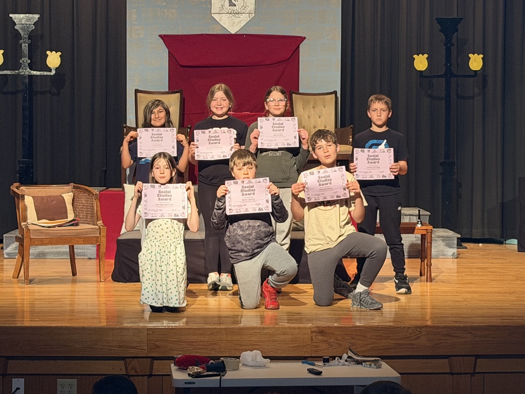 4th grade had their Quarter 3 Awards program. Lots of students improved their grades and worked hard in the classroom, all while showing the TRIBE expectations along the way. Way to work hard! Let's finish the year even stronger!  