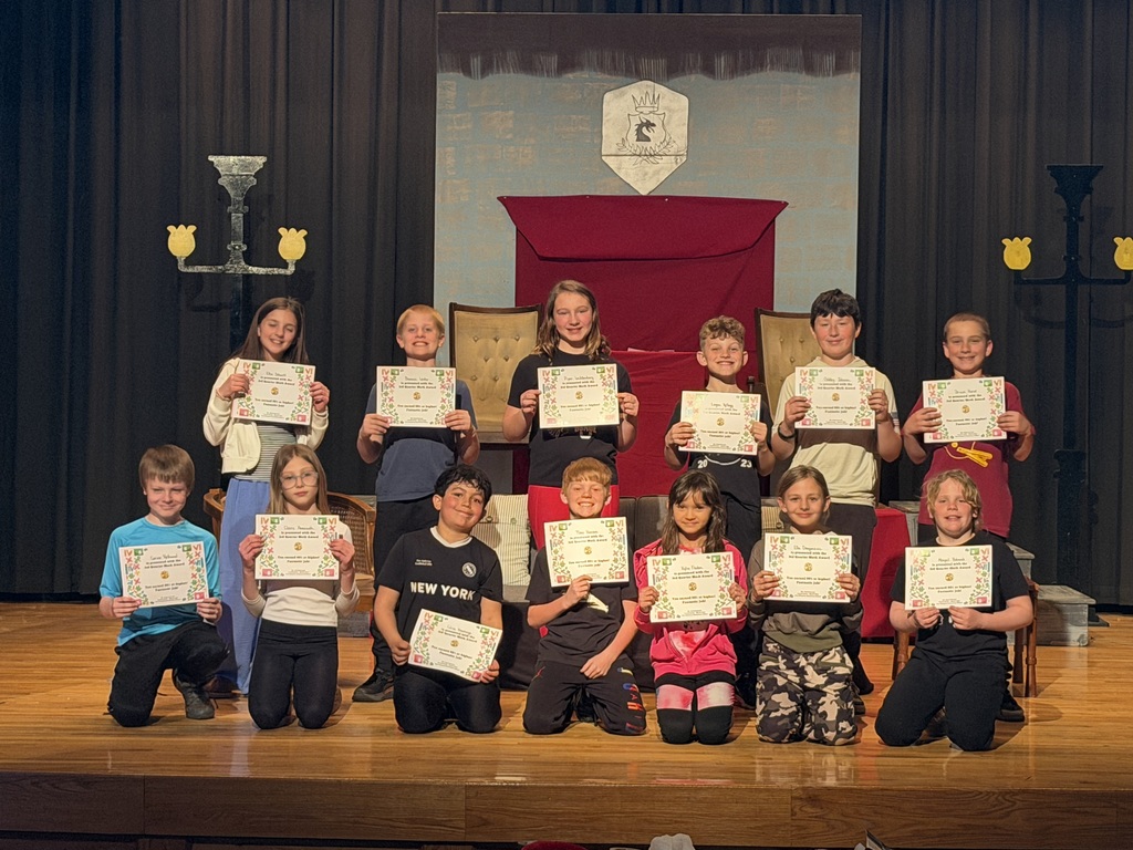 4th grade had their Quarter 3 Awards program. Lots of students improved their grades and worked hard in the classroom, all while showing the TRIBE expectations along the way. Way to work hard! Let's finish the year even stronger!  