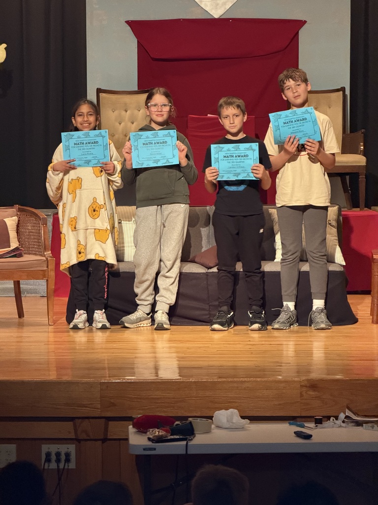 4th grade had their Quarter 3 Awards program. Lots of students improved their grades and worked hard in the classroom, all while showing the TRIBE expectations along the way. Way to work hard! Let's finish the year even stronger!  