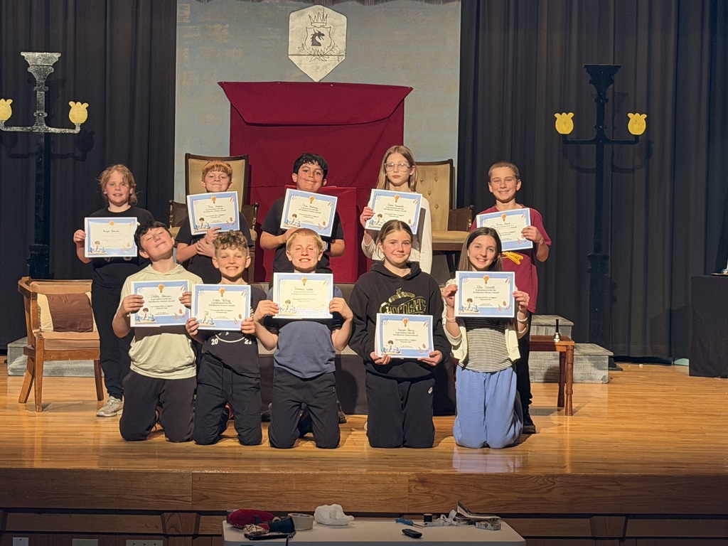 4th grade had their Quarter 3 Awards program. Lots of students improved their grades and worked hard in the classroom, all while showing the TRIBE expectations along the way. Way to work hard! Let's finish the year even stronger!  