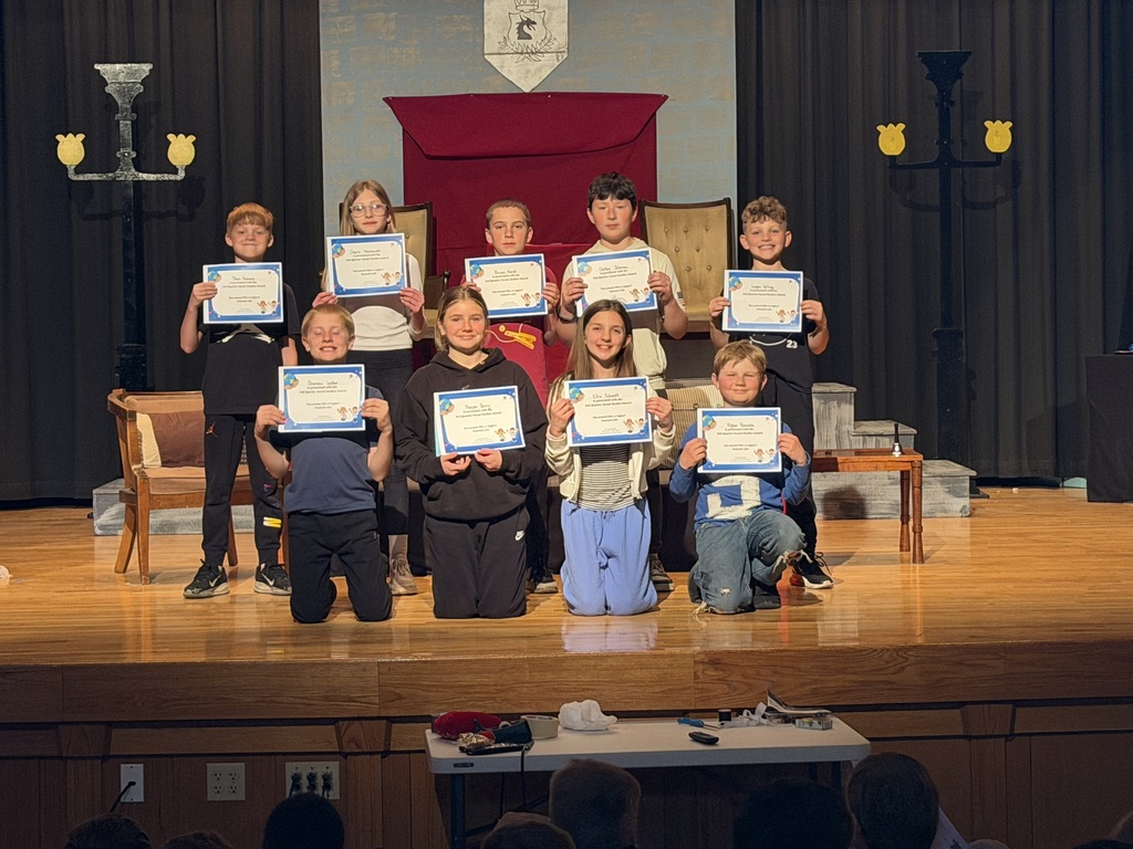 4th grade had their Quarter 3 Awards program. Lots of students improved their grades and worked hard in the classroom, all while showing the TRIBE expectations along the way. Way to work hard! Let's finish the year even stronger!  
