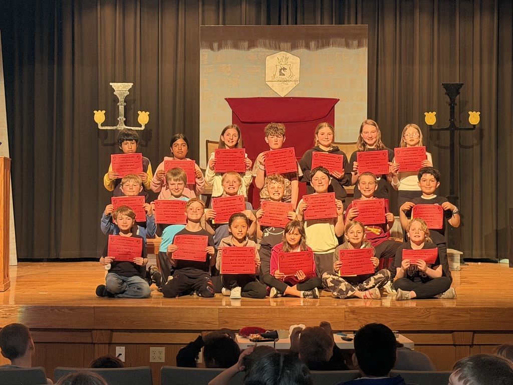 4th grade had their Quarter 3 Awards program. Lots of students improved their grades and worked hard in the classroom, all while showing the TRIBE expectations along the way. Way to work hard! Let's finish the year even stronger!  