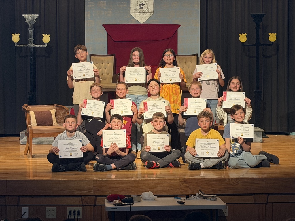 4th grade had their Quarter 3 Awards program. Lots of students improved their grades and worked hard in the classroom, all while showing the TRIBE expectations along the way. Way to work hard! Let's finish the year even stronger!  
