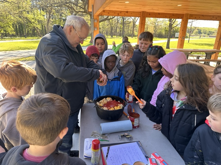 4th grade students participated in School of the Wild. They learned about outdoor cooking and about hunting and gathering. They got the chance to throw atlatls and tried bow and arrows. Sent from my iPhone