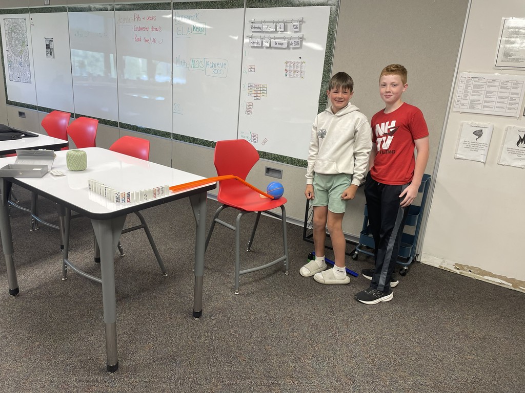 Middle School Endmester class Chain Reaction Champs kicked off their first build today! 🔔 Students are challenged to ring a bell using 1 ramp and a minimum of 3 unique steps in their chain reaction. The students can’t wait to see these creative designs come to life!