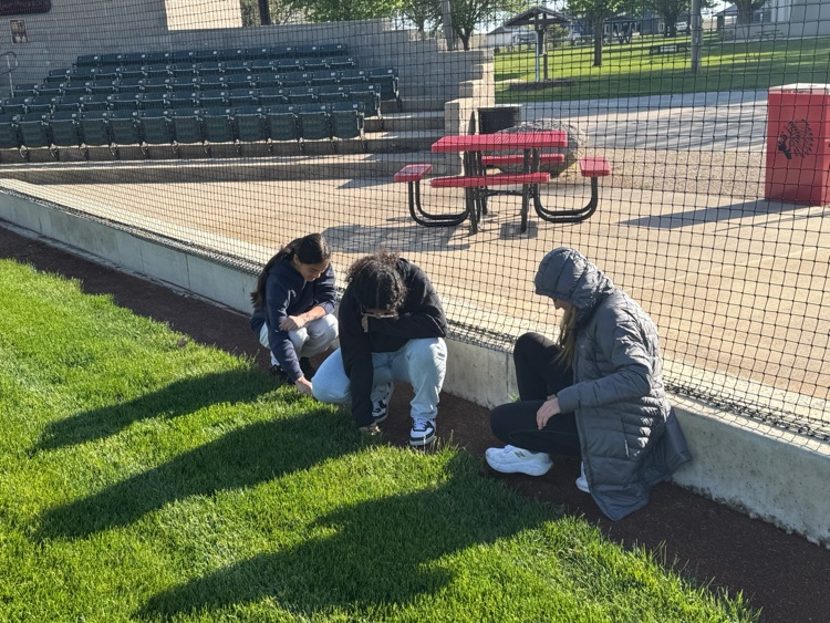: Students enjoyed getting their hands dirty this morning with a trip to the greatest ballparks in Northeast Iowa