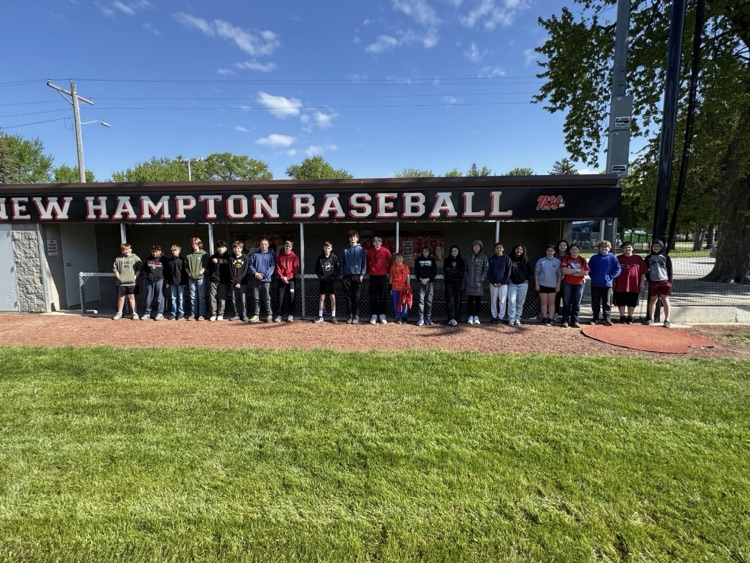 : Students enjoyed getting their hands dirty this morning with a trip to the greatest ballparks in Northeast Iowa.