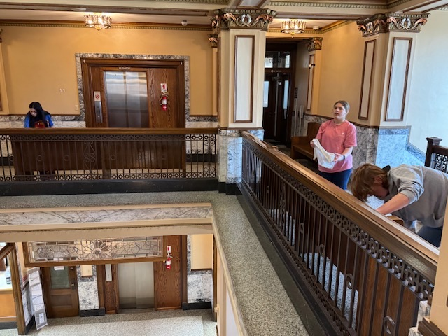 Students enjoyed learning about the many important jobs that take place at the courthouse today. Thank you for the tour of the jail, Deputy Gansen.  