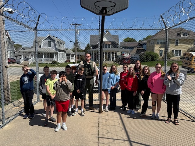 Students enjoyed learning about the many important jobs that take place at the courthouse today. Thank you for the tour of the jail, Deputy Gansen.  