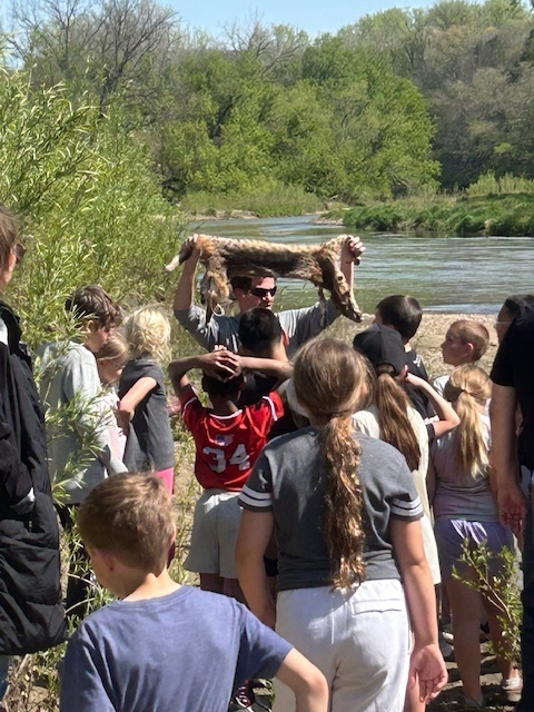 4th Grade students enjoyed their trip to the Osborne Nature Center in Elkader on Friday. Students learned about how the town of Osborne came to be as well as learning about lots of different aspects of nature while getting to see some special animals!  