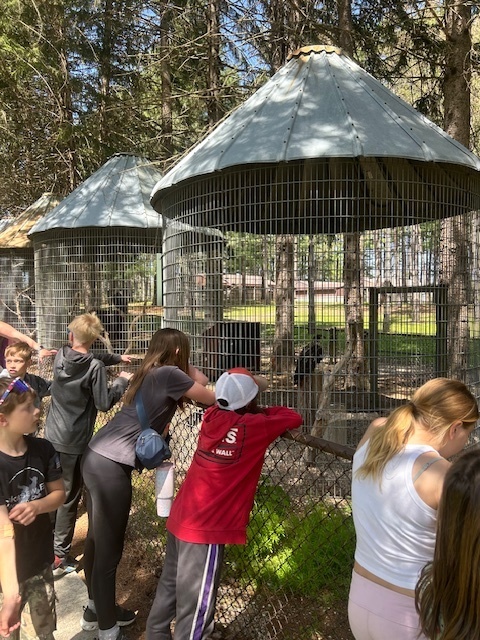 4th Grade students enjoyed their trip to the Osborne Nature Center in Elkader on Friday. Students learned about how the town of Osborne came to be as well as learning about lots of different aspects of nature while getting to see some special animals!  