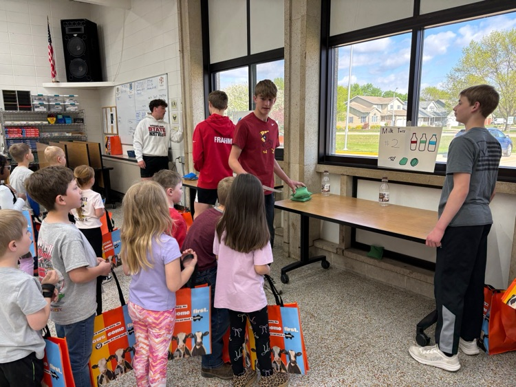 Foods II held a dairy carnival for 80+ kindergarten students. The high school students made games about dairy nutrition, breeds, and random dairy facts.