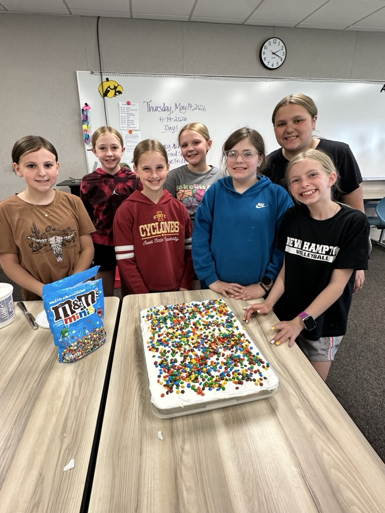 These 5th graders worked so hard to perfect their fancy desserts for Monday’s special dinner.