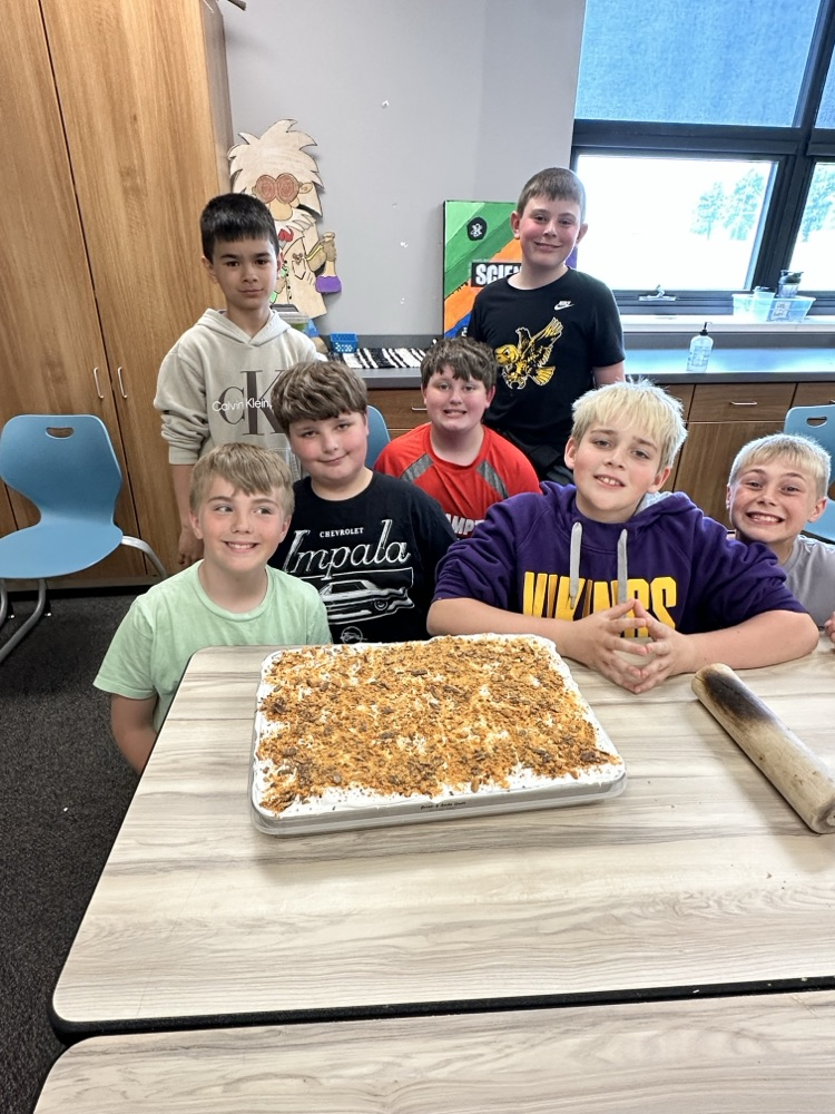 These 5th graders worked so hard to perfect their fancy desserts for Monday’s special dinner.