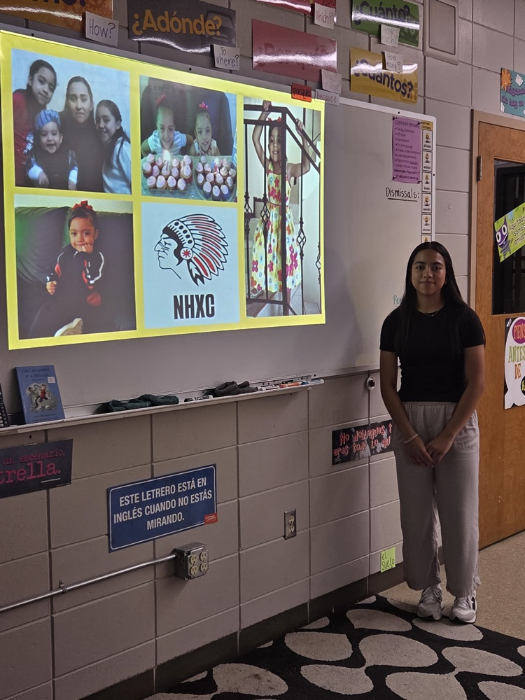 Seniors in Mrs. Macon's Spanish IV classes enjoyed lunch at Rancho Viejo on Wednesday. They also presented to their classmates this week their final project, "Candi era niño" where they had