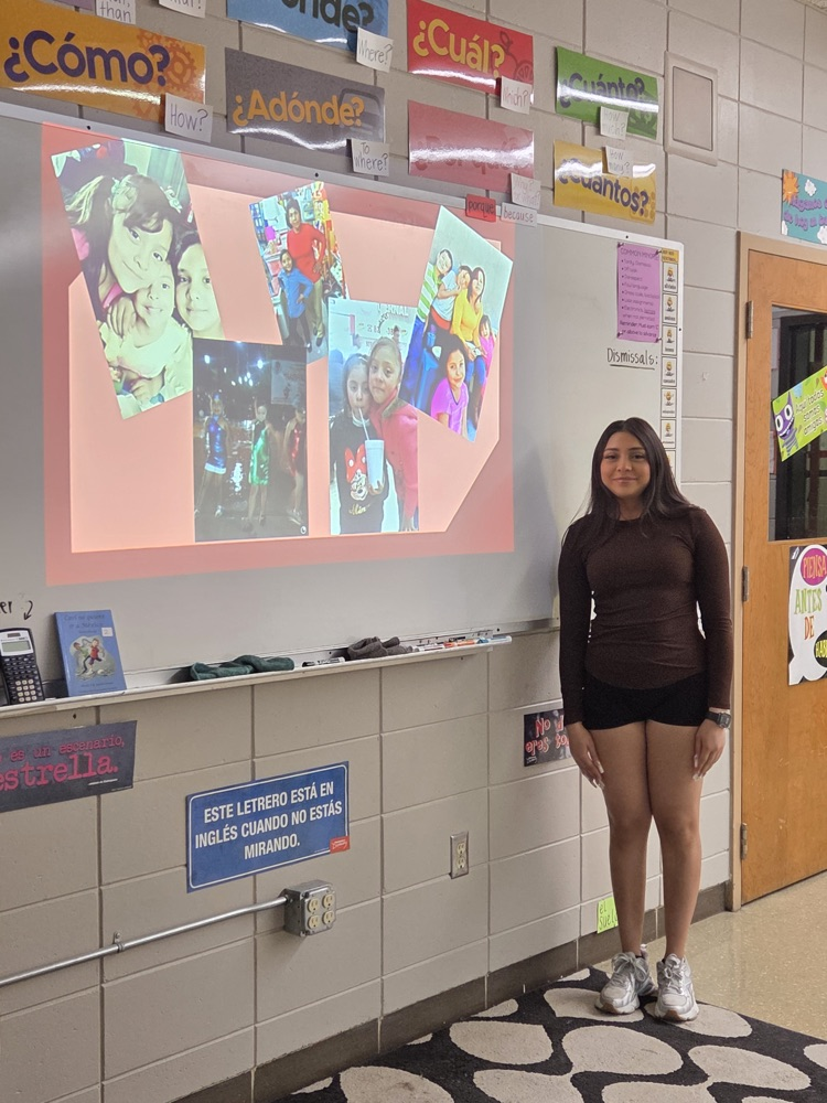 Seniors in Mrs. Macon's Spanish IV classes enjoyed lunch at Rancho Viejo on Wednesday. They also presented to their classmates this week their final project, "Candi era niño" where they had
