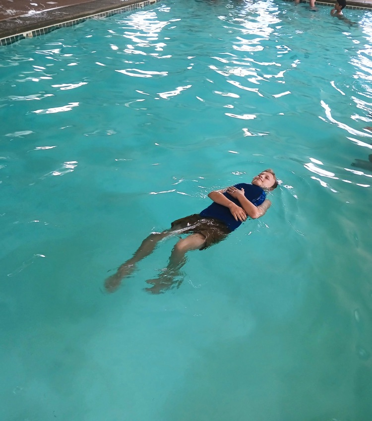 The students have been making a splash in their Water Smart class! 🌊 Students have been building confidence in the water while practicing important safety skills such as floating, breath control, treading water, and different swim strokes.